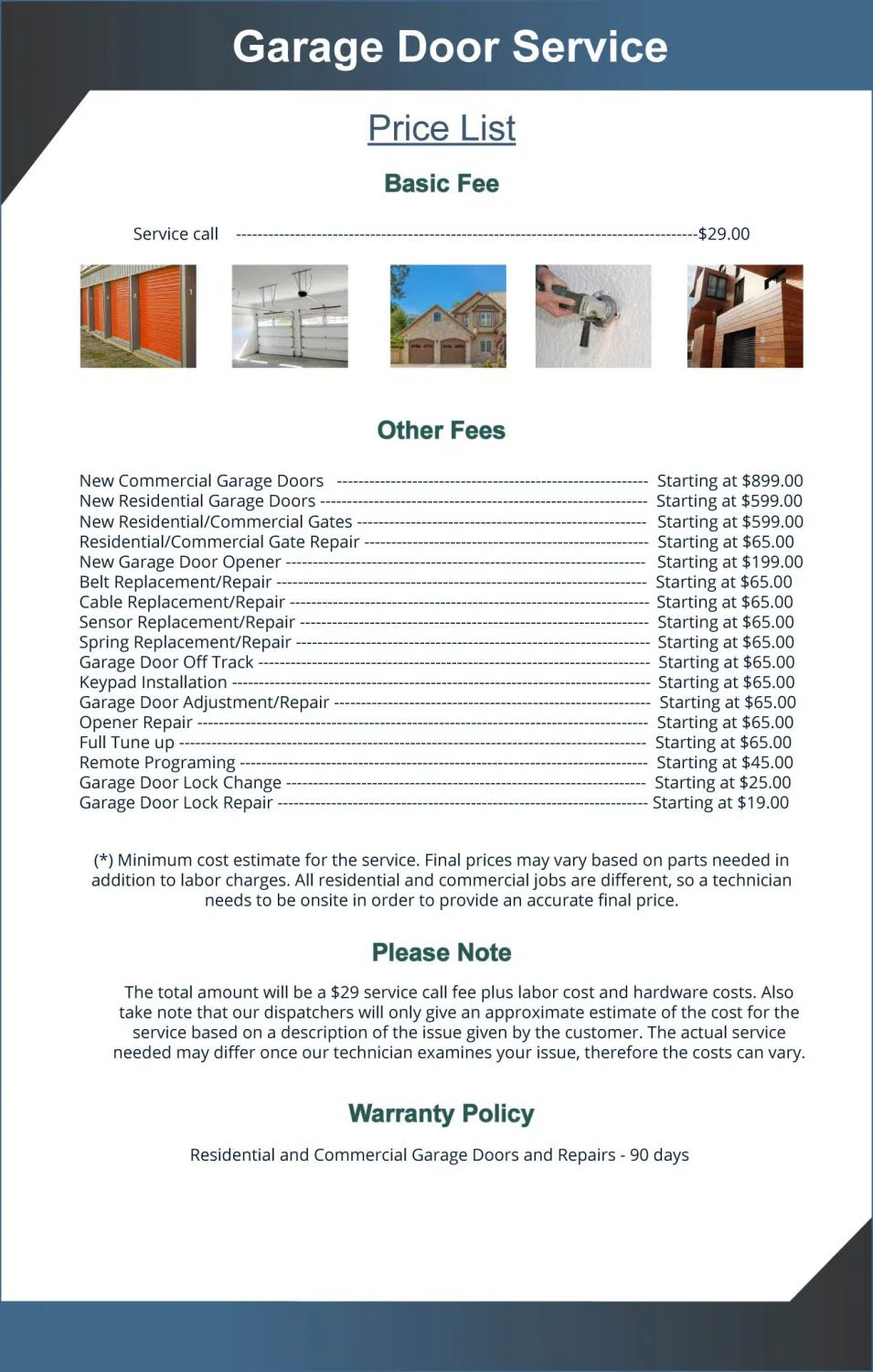 Golden Garage Door Service San Diego, CA 858-500-3741